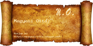 Megyesi Ottó névjegykártya